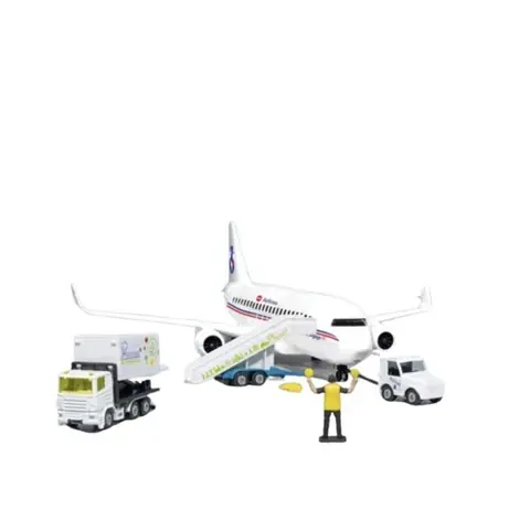 Avion de ligne avec accessoires - Modele France