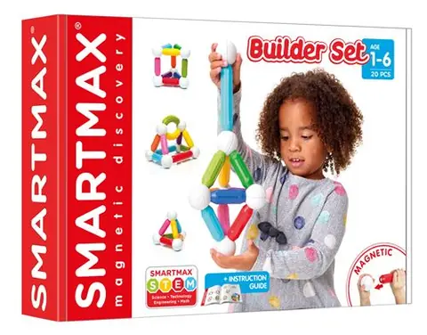 Jeu de construction magnétique SmartMax Builder Set 20 pièces