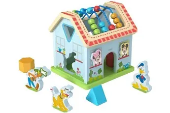 maison d'activités Mickey Mouse junior 21,2 cm bois bleu