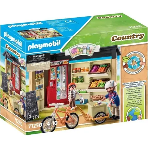 PLAYMOBIL 71250 Boutique de la ferme Country La Ferme 83 pièces Dès 4 ans