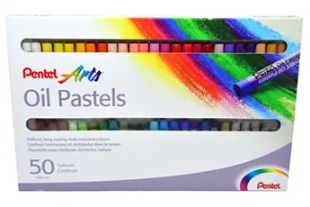 Boîte de 50 pastels à l'huile Arts