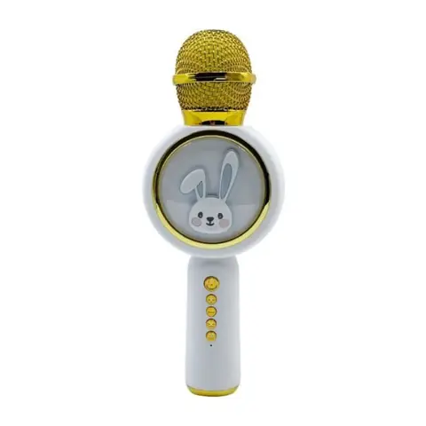 Microphone de Karaoké - ZGEER - Sans Fil - Portable - LED - Bluetooth pour Enfants