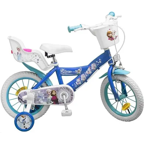 Tricycle - TOIMS - Reine des Neiges - 14 pouces - Freins avant et arrière - Pour filles à partir de 8 ans