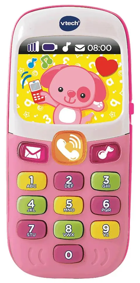 VTECH BABY - Baby Smartphone Bilingue Rose - Jouet Bébé
