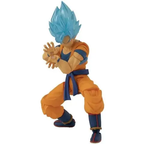 Figurine Dragon Ball - BANDAI - 12 cm - Super Sayan Blue Goku/Vegeta/Broly - Modèle Aléatoire - Enfant