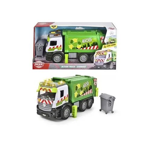 Camion daction - garage - Mercedes - Dickie Toys - Jouet pour adulte - Vert