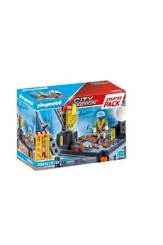 PLAYMOBIL - 70816 - Starter Pack Plateforme de construction