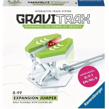 GraviTrax Bloc d'action Jumper / Pont élévateur - Jeu de construction STEM - Circuit de billes créatif - Ravensburger- dès 8 ans