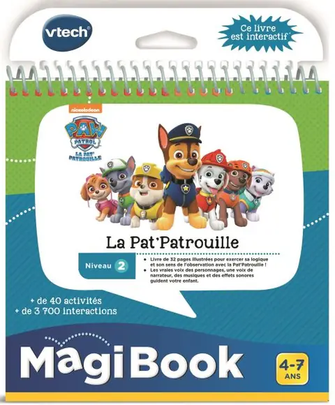 VTech MagiBook Pars en Mission avec Pat Patrouille