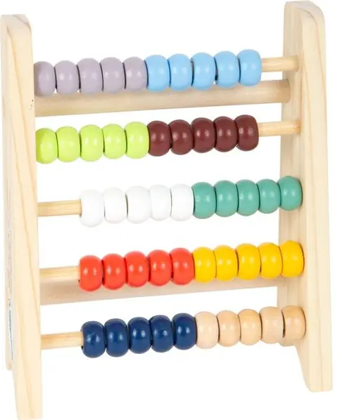 Boulier de voyage en bois solide certifié FSC® 100% - Educate - 11168 - Multicolore - Mixte - A partir de 4 ans