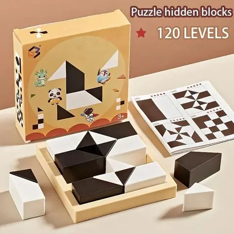 Puzzle Interactif en Bois - TIDUCEL - 120 Niveaux - Jeu Éducatif - Casse-Tête Ludique - Mixte