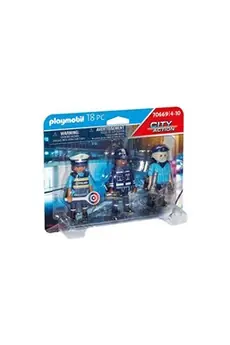 PLAYMOBIL - 70669 - Police Equipe de policiers
