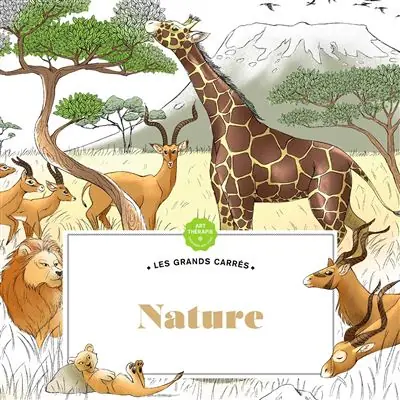 Les carrés d'Art-thérapie Nature - Diane Dufour - Hachette Heroes
