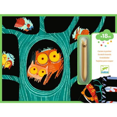 Dessin et coloriage enfant Djeco Animaux à découvrir