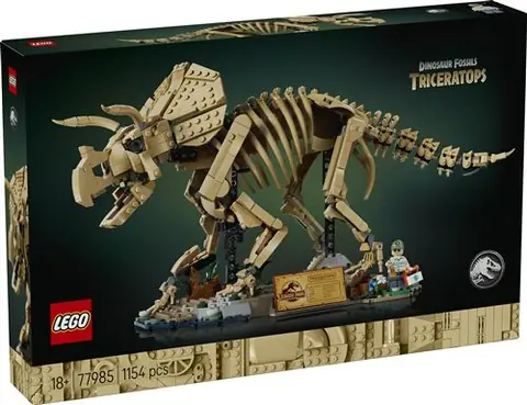 LEGO® Jurassic World 77985 Les fossiles de dinosaure : le tricératops