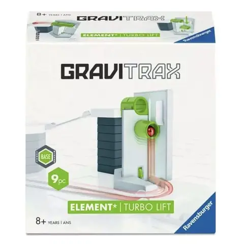 Élément daction GraviTrax - GRAVITRAX - 200109 - Monte bille 7 niveaux - Mécanisme à ressort - Compatible BASE & PRO