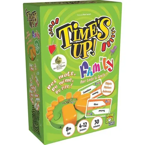 Repos Production  Times Up! : Family - Version Verte avec Timer  Jeu de société  À partir de 8 ans  4 à 12 joueurs  30
