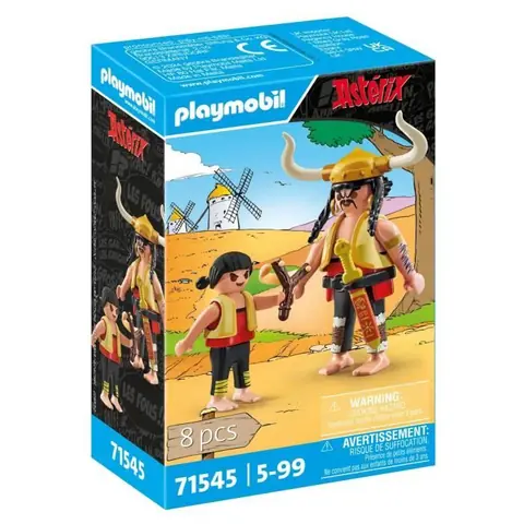 PLAYMOBIL 71545 Soupalognon y Crouton et Pepe Personnages dAstérix Dès 5 ans