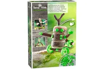 technique du kit de construction Kids plastic green 66 pièces