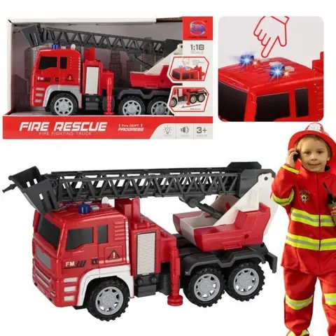 Voiture de pompiers camion de pompiers pour enfants 3+ MEGA CREATIVE