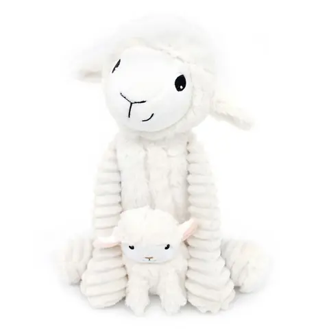 Peluche - Les Déglingos - Olou Mouton - 24 cm - Bébé - Polyester recyclé
