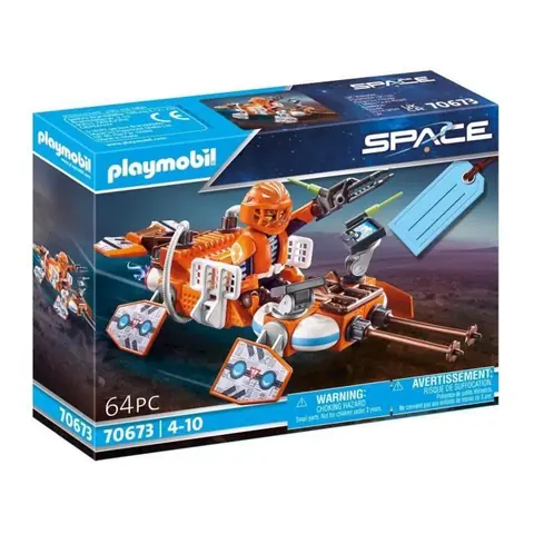PLAYMOBIL - 70673 - Space - Set cadeau Pilote et navette rapide - Contient 1 personnage et des accessoires