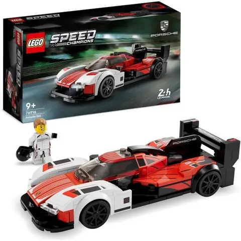 LEGO® Speed Champions 76916 Porsche 963 Kit de Maquette de Voiture de Course Jouet pour Enfants