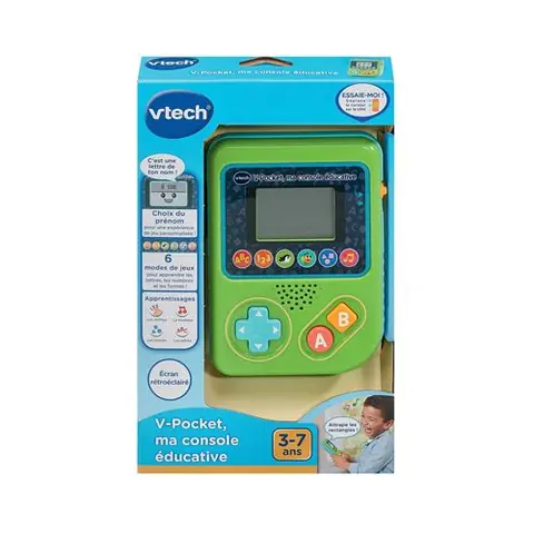 Jeu éducatif et électronique Vtech V-Pocket Ma console éducative Vert