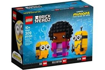 LEGO BrickHeadz 40421 Minions Belle Bottom, Bob et Kevin Minions