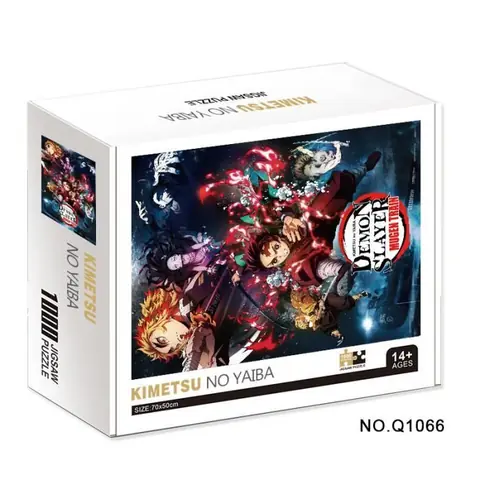 Puzzle 1000 Pièces - Relax Puzzles - Demon Slayer - Puzzles en Carton - Jeux de Puzzle