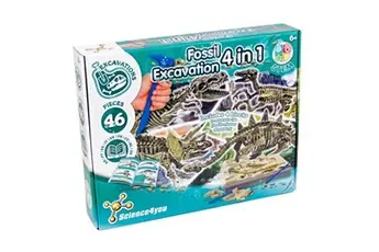 - Kit Archéologie Enfant 4 en 1 - Jeu Scientifique et Educatif -