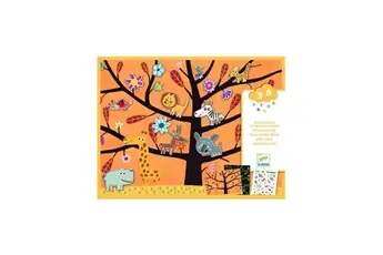 CREER AVEC DES STICKERS - Chat-perché !