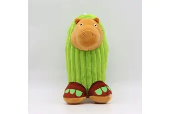 Peluche de capybara avec grandes pattes et cactus, tendance AI, 35cm