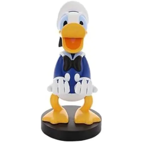 Figurine Gaming Disney Donald Duck - CABLEGUYS - Support pour Manette ou Smartphone - Câble USB Inclus - 20 cm