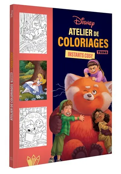 Disney Teens - Atelier de coloriages - Instants cosy - Hachette Disney