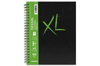Carnet dessin 60 feuilles XL Book Dessin Format A5