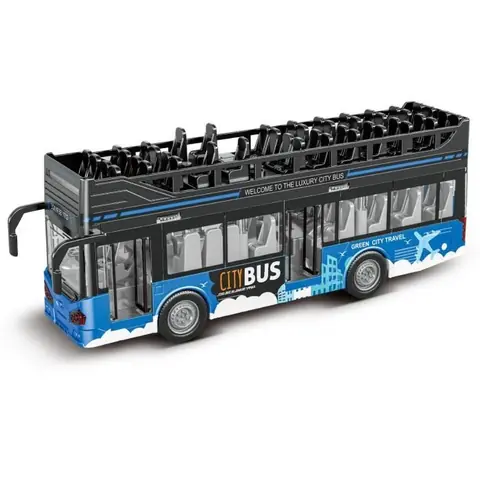 Jouet bus voitureJouets à partir de 2 3 4 ans camion jouet voiture jouet avec son et lumière bus à deux étages jouet cadeau