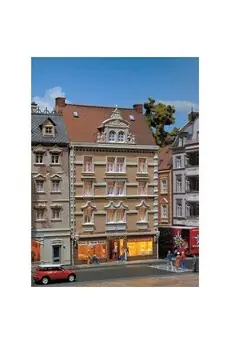 - Modélisme commerce et industrie H0 - Immeuble urbain Allianz et magasin thé & épices