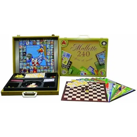 Malette 240 jeux - FERRIOT - Vert - A partir de 6 ans - Mixte - 2 joueurs ou plus