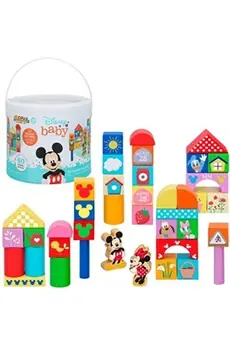 Woomax Kit de Construction pour bébé 40 pièces - Jouets pour empiler Equilibio et ordonner - Jeu de Construction pour Enfants Jouets pour bébé 1 2 3