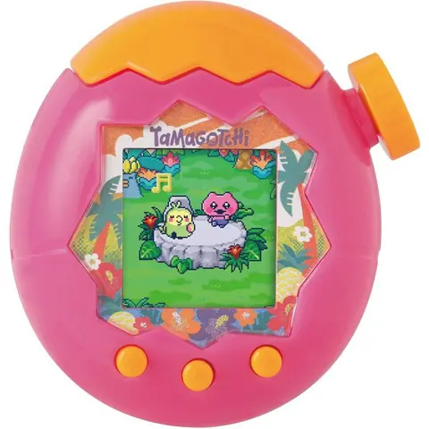 Tamagotchi- BANDAI - Paradise Orange Tropics - molette zoom - interactif - version française