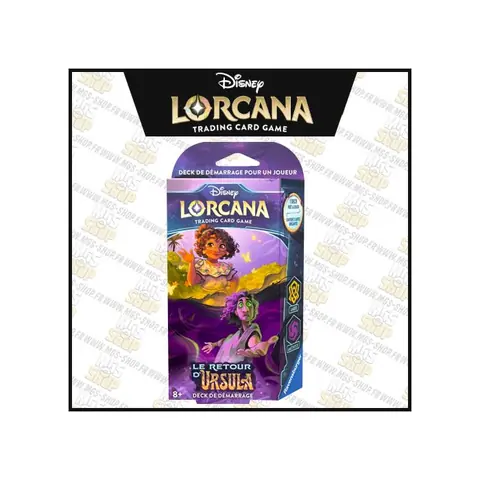 Cartes à collectionner - RAVENSBURGER - Disney Lorcana TCG - Deck de démarrage Ambre et Améthyste