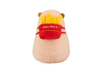 Peluche Capybara Frites - 35 cm - Idée Cadeau d'Anniversaire