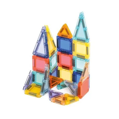 Jeu de construction magnétique - LUDI - 50056 - 26 pièces - Boîte métallique compacte - Dès 3 ans