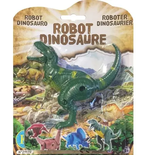1 Robot Dinosaure Articule 12 X 8 Cm Jouet