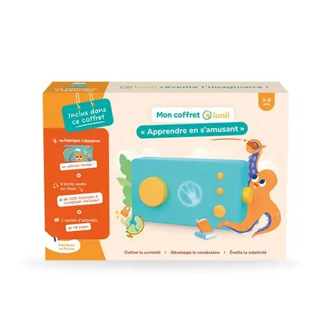 Conteuse d’histoires Lunii Mon coffret Apprendre en s'amusant
