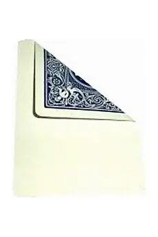 52 cartes face blanche tarot bleu