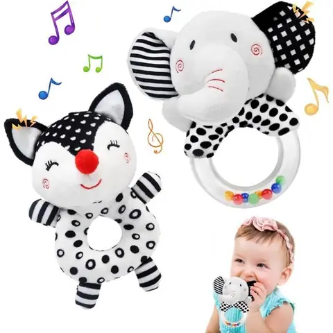 Jouet Bebe 0 3 6 Mois Hochet Bebe 0-6 Mois Nouveau-Né Jouets Jouets Éducatifs Tôt pour 3 6 9 12 Mois Garçons Filles Bébé Cadeaux