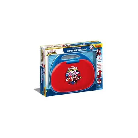 Ordinateur enfant - Clementoni - Spiderman Computer Kid - Éducatif électronique - 13 activités - 3 ans et plus