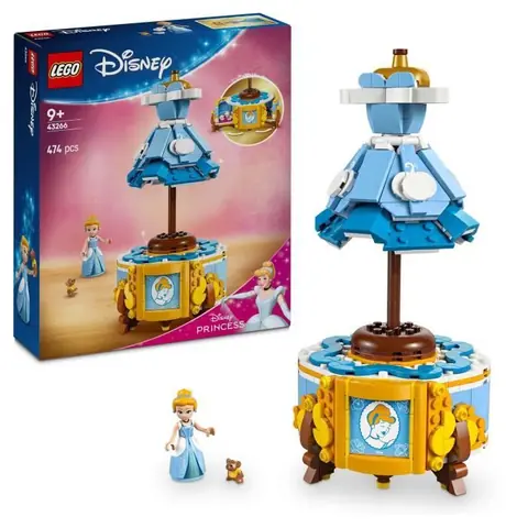 LEGO ǀ Disney Princess 43266 La Robe de Cendrillon - Jeu de construction pour fille 9 ans